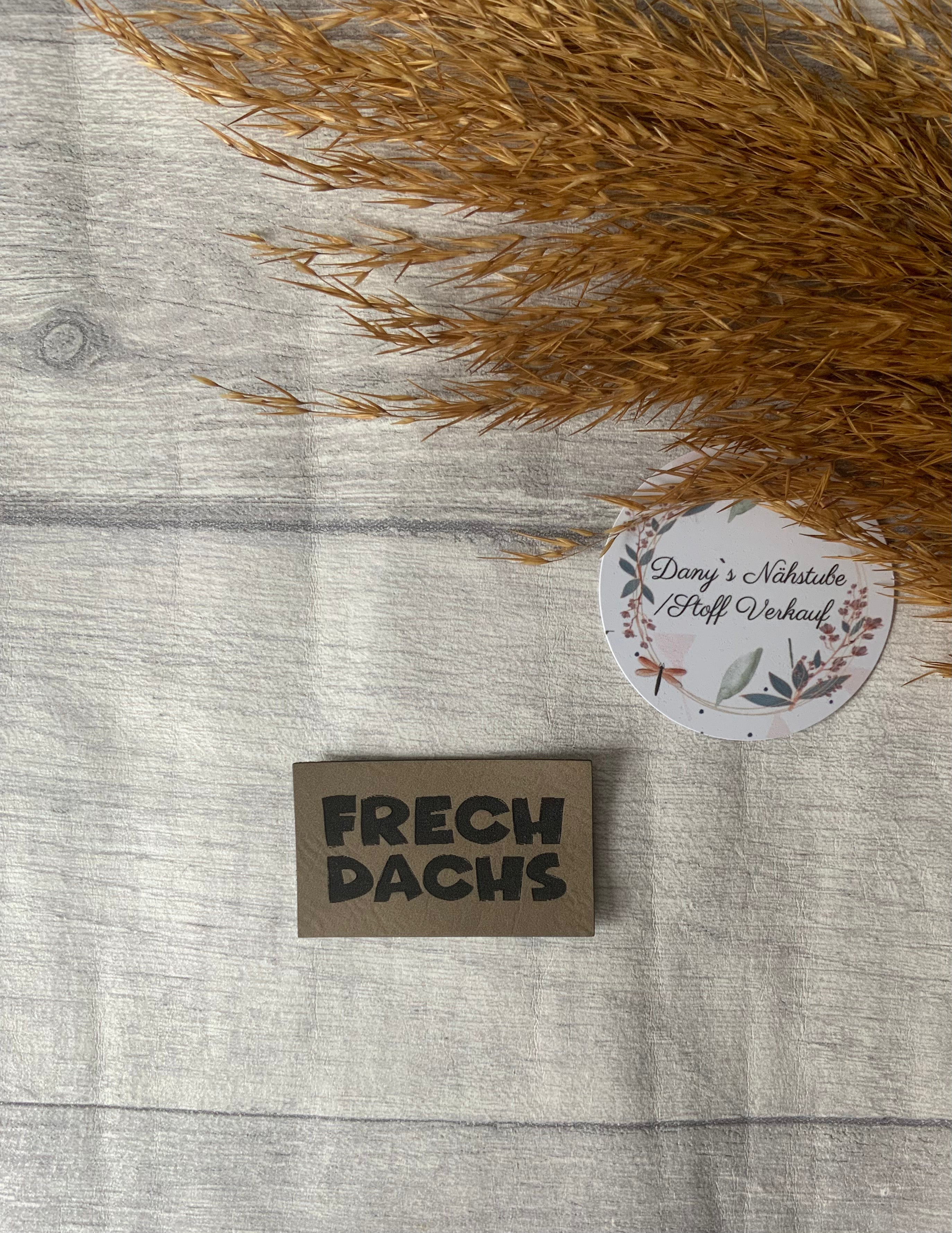 Frech Dachs Leder Label
